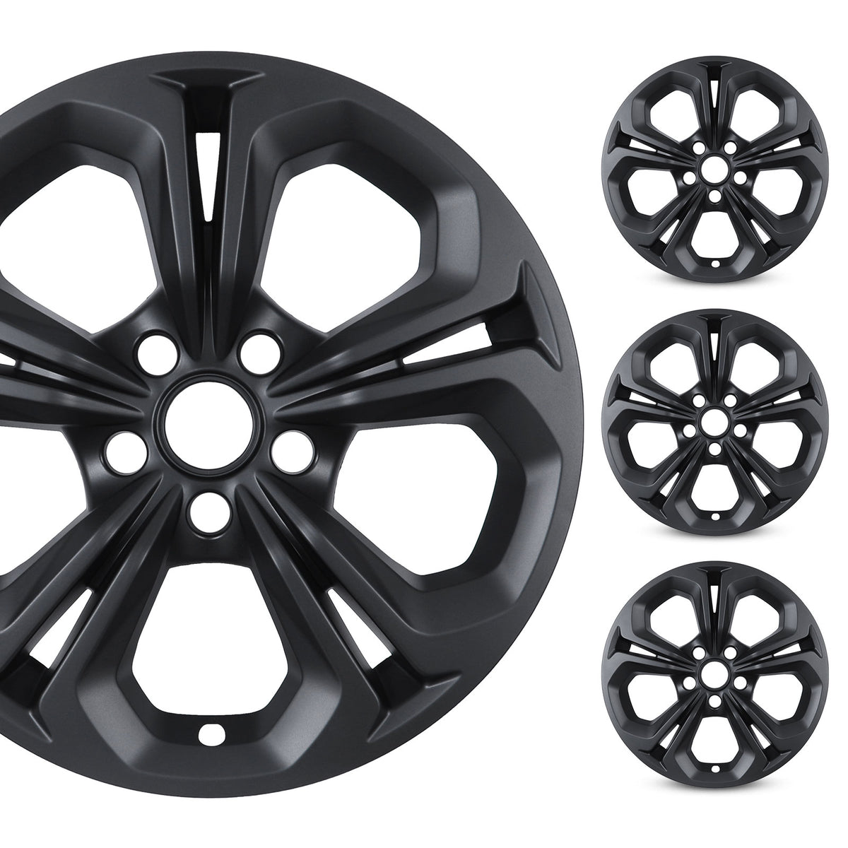 17 Inch Wheel Skins for 2023-2026 Honda Accord - Black Matte