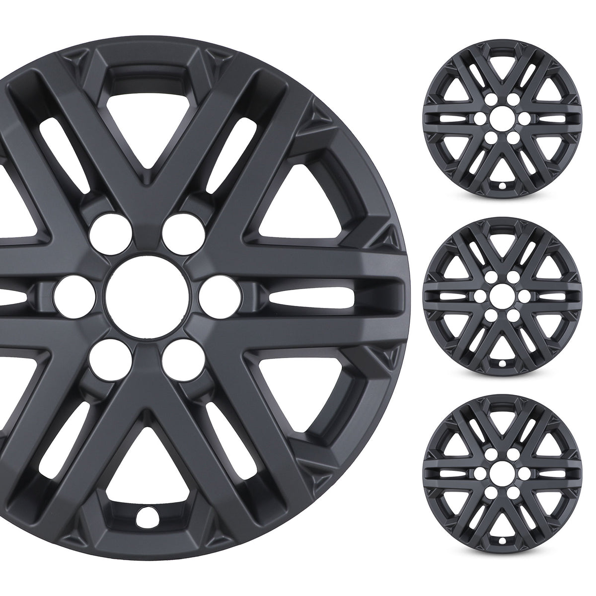 18 Inch Wheel Skins for 2022-2026 TOYOTA TUNDRA/2023-2026 Toyota Sequoia - Matte Black