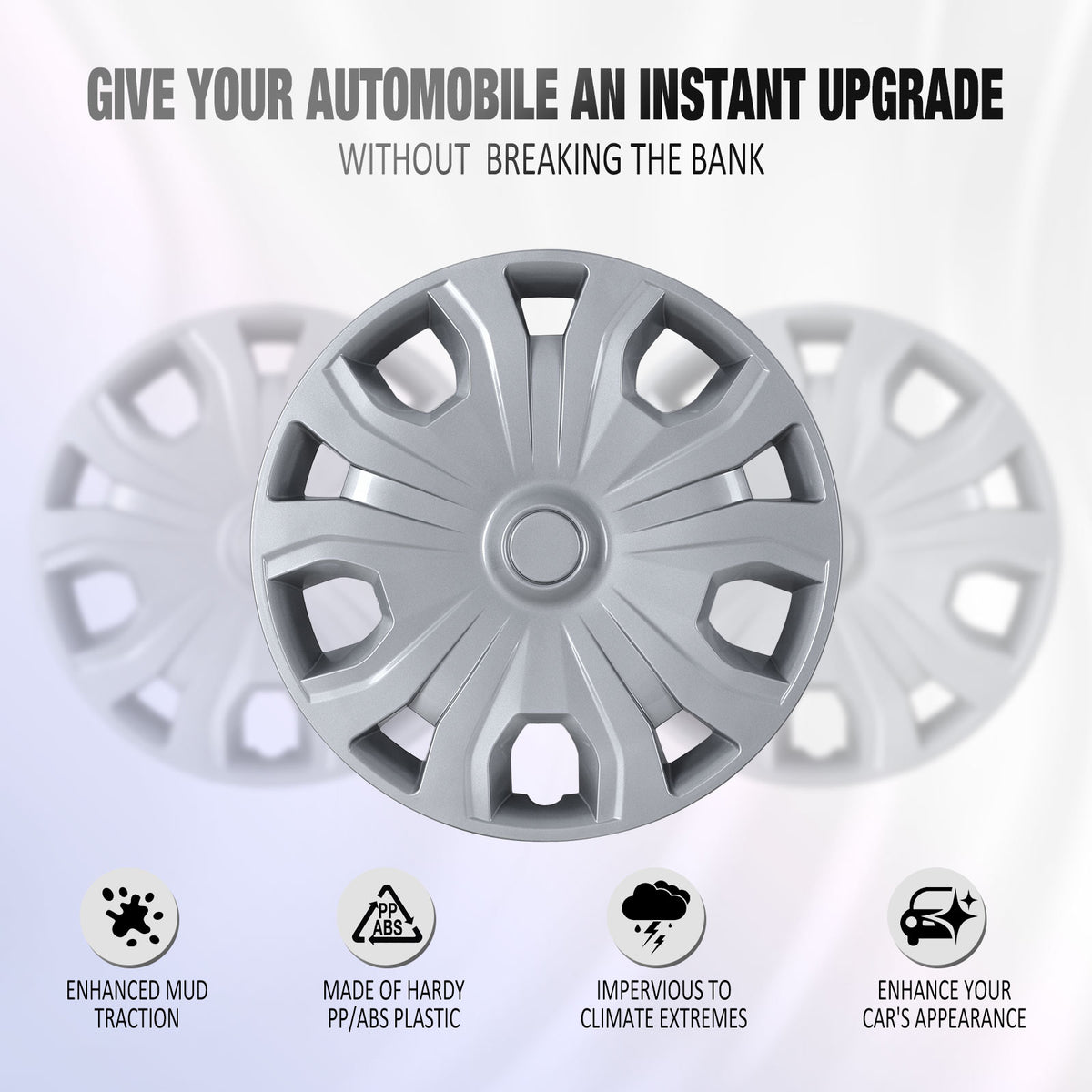 16 Inch Wheel Skins for 2014-2023 Ford Transit Connect - Lacquer