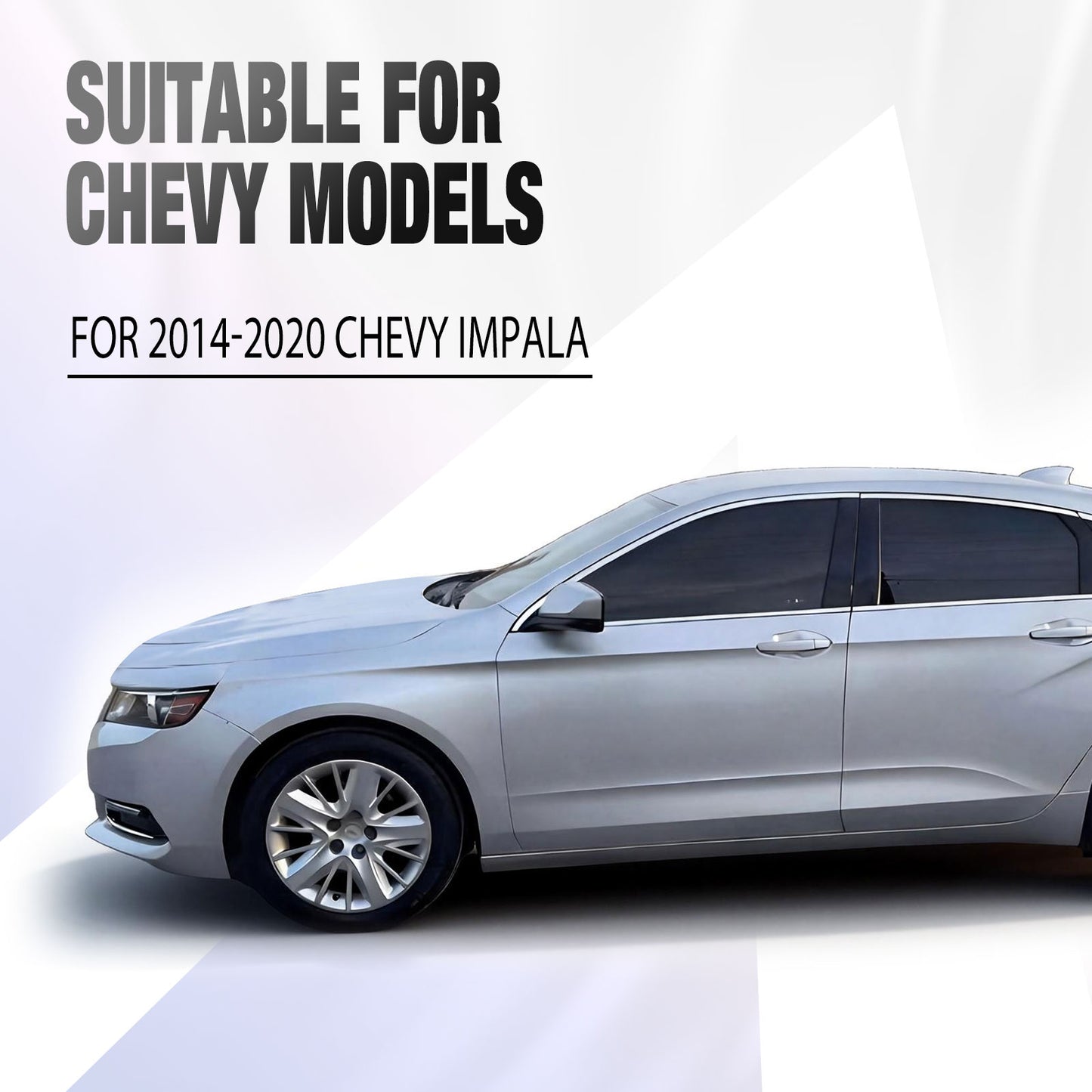 18 Inch Wheel Hubcaps for 2014-2020 Chevy Impala - Lacquer