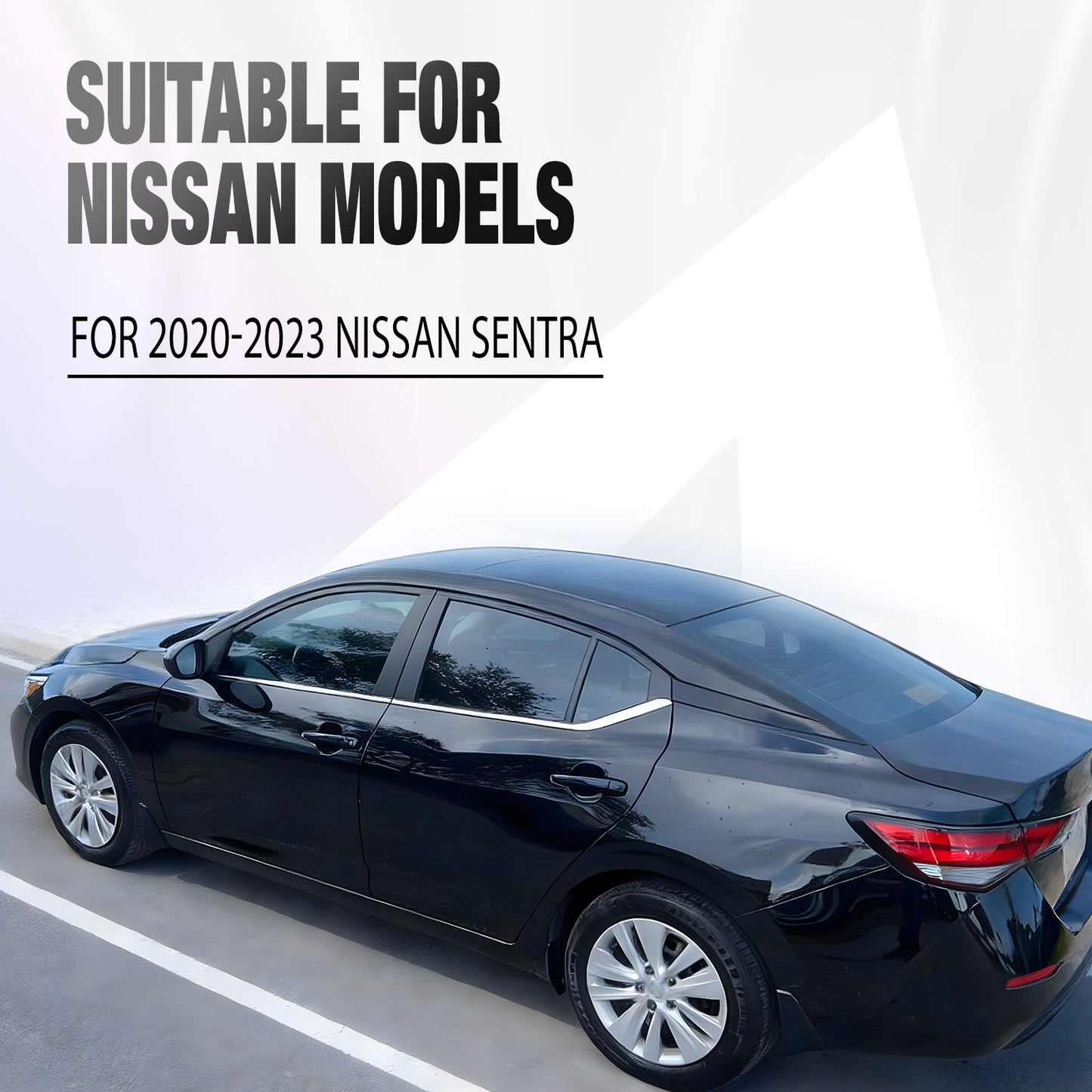 16 Inch Wheel Hubcaps for 2020-2026 Nissan Sentra - Black Lacquer