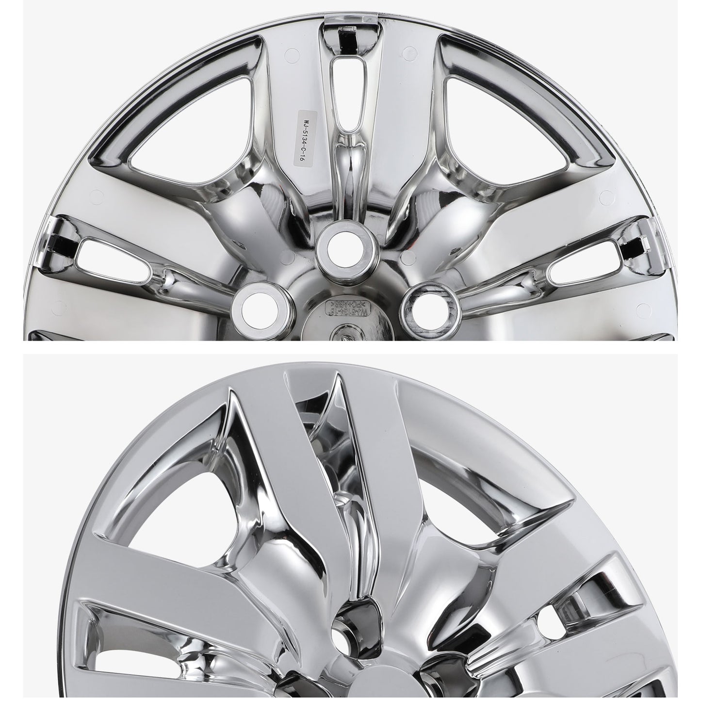 16 Inch Wheel Hubcaps for 2007-2012 Nissan Altima Sedan/2008-2009 Nissan Altima Coupe - Chrome