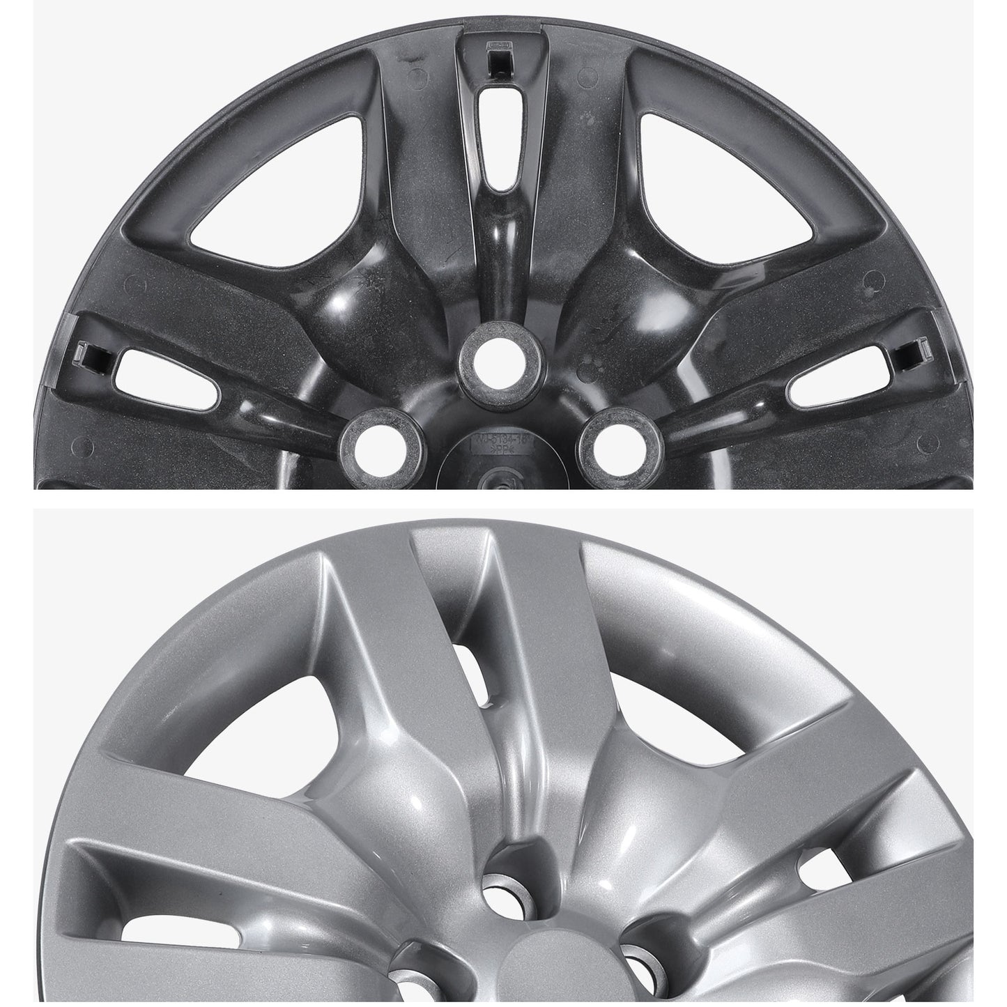 16 Inch Wheel Hubcaps for 2007-2012 Nissan Altima Sedan/2008-2009 Nissan Altima Coupe - Lacquer