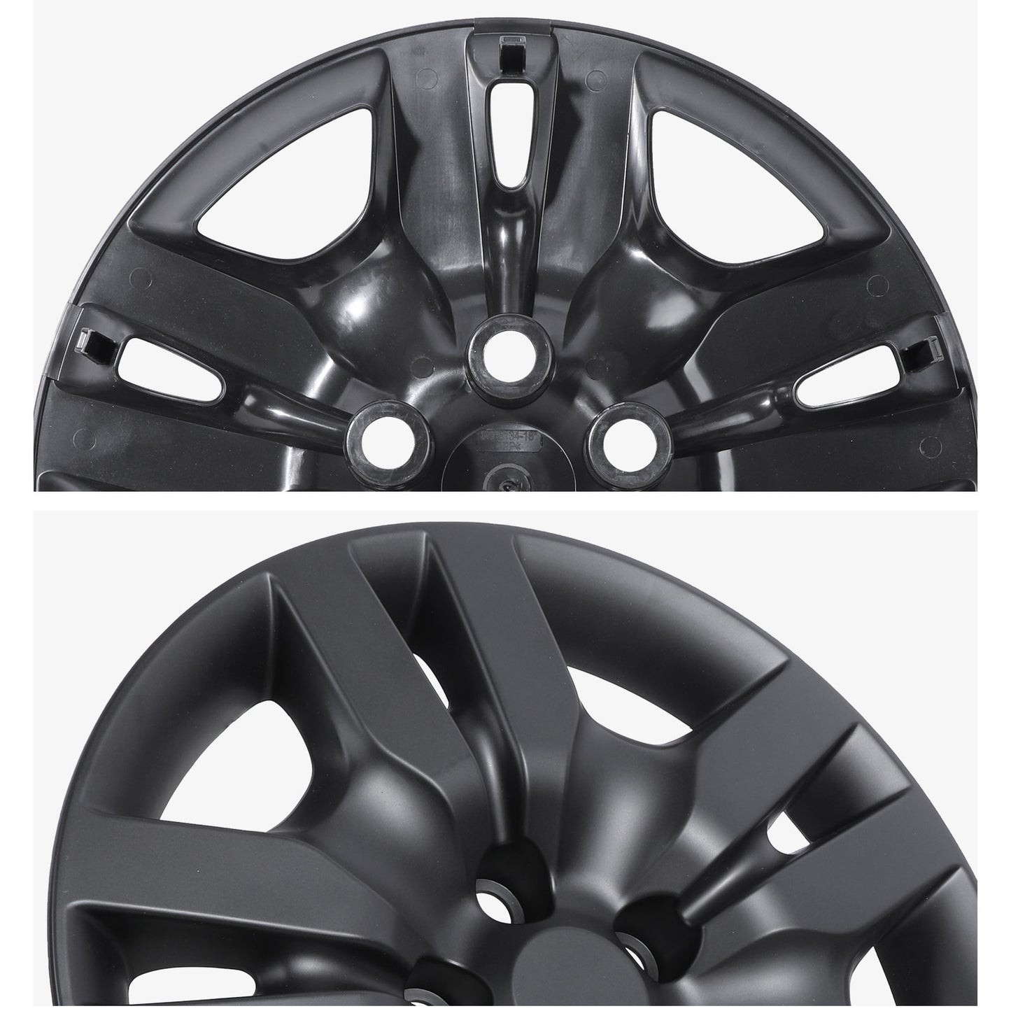 16 Inch Wheel Hubcaps for 2007-2012 Nissan Altima Sedan/2008-2009 Nissan Altima Coupe - Matte Black