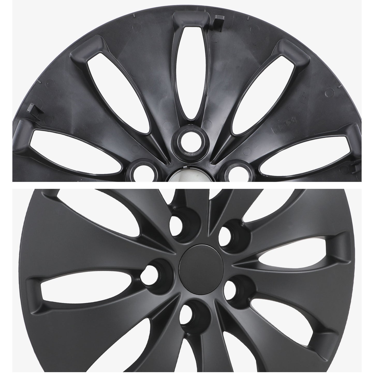16 Inch Wheel Hubcaps for 2008-2012 Honda Accord Sedan - Matte Black