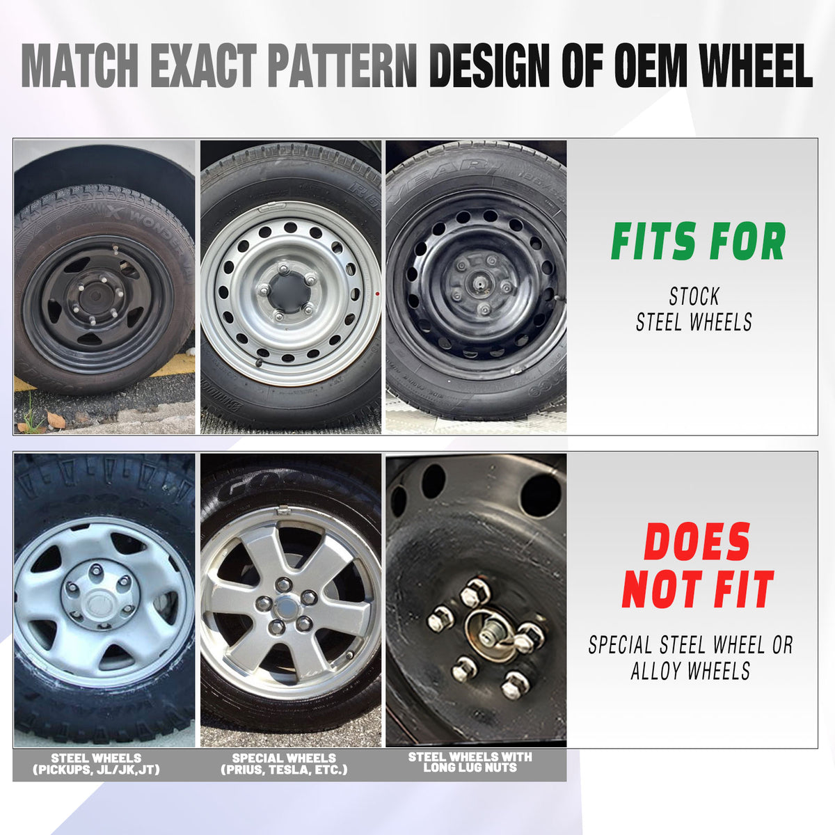 16 Inch Aero disc Full Coverage Wheel Covers for Universal Steel Wheels